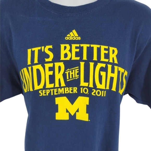 Adidas Men's Michigan Wolverine Football Better Under the Lights Size XL - Picture 8 of 8